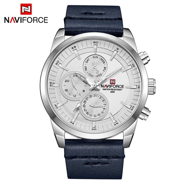 Waterproof male quartz watch NAVIFORCE 9148