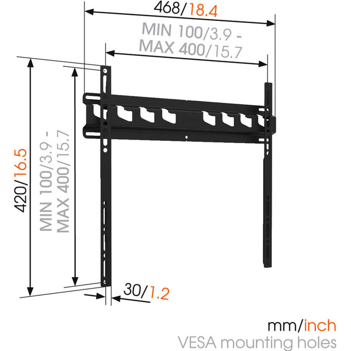 TV STAND VOGELS MA3000 BLACK