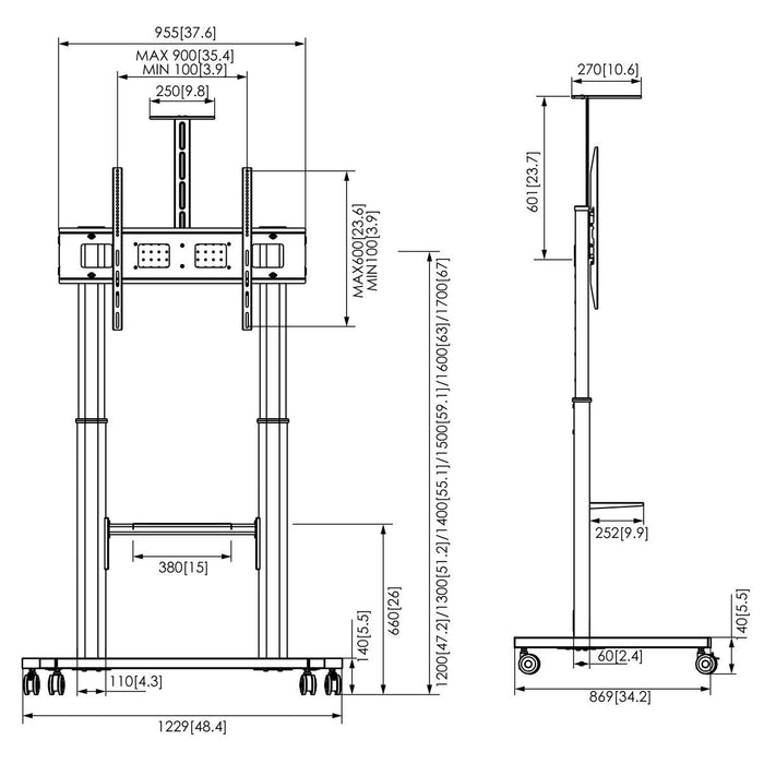 Screen Table Support Vogel's 7410410 110"