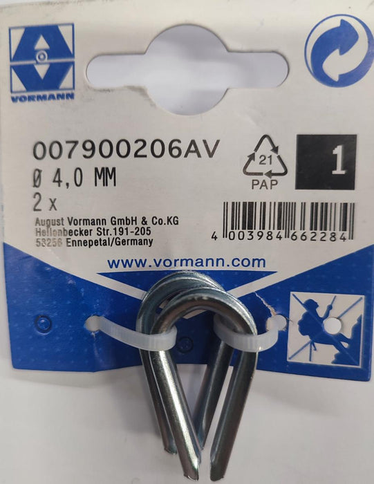 MUFFLER FOR CABLE-COACH POZIN 4MM 21.5/13 2PCS