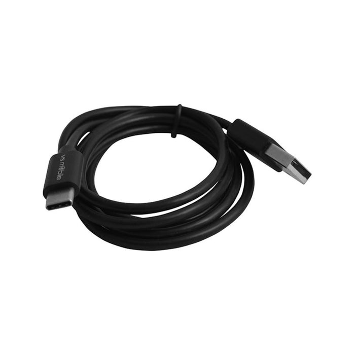 CABLE VSMOBILE USB-A to USB-C 1 m BLACK W1MMC