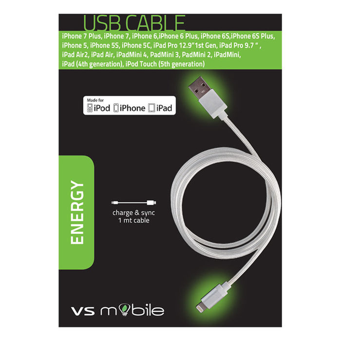 CABLE USB-A to LIGHTNING 1 m W1M8P
