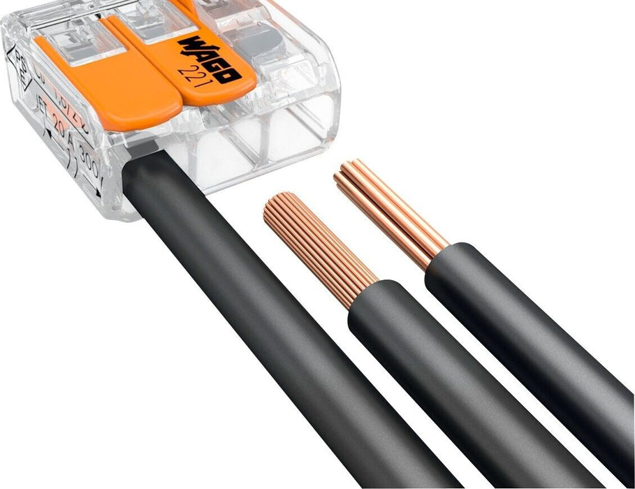 QUICK CONNECT CABLE CLAMP 12 PCS 3X0.2-4MM2 WAGO