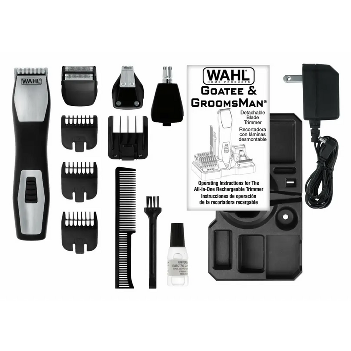 Wahl GroomsMan Pro Battery Black Stainless steel - Hair clippersAGD-STR<<<Home Appliance - ProductsAGD<<<ActionPL