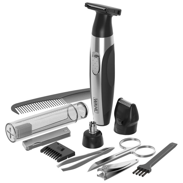Wahl Travel Kit Deluxe Black, Stainless steel
