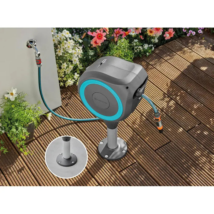 WALL BOX WITH HOSE ROLLUP M 20M GARDENA 18615-20 - Макари и колички<<<Напояване<<<Градина<<<Praktiker