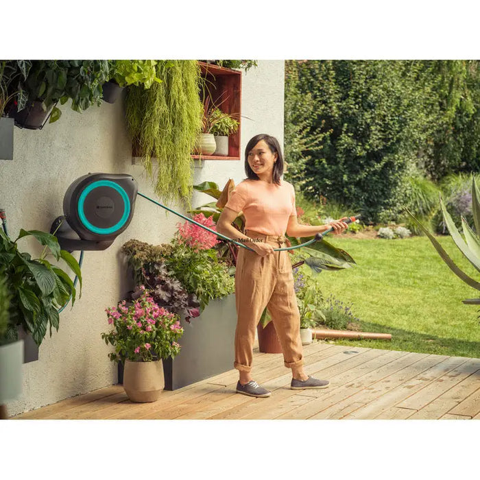 WALL BOX WITH HOSE ROLLUP S 1/2’’ 15M GARDENA 18600-20 - Макари и колички<<<Напояване<<<Градина<<<Praktiker&&&Макари и