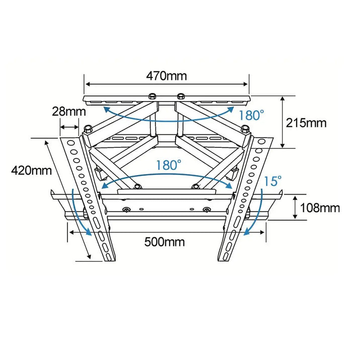 Wall Bracket Esperanza ERW004 70’’ 26’’ - Brackets for TVs / monitorsTVA-UCH<<<TV