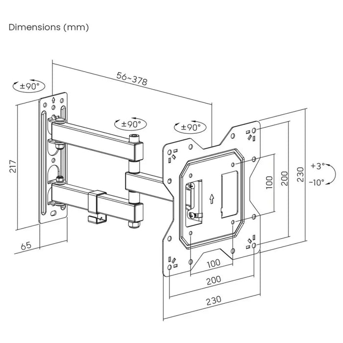 Wall Bracket MacLean MC-700N 23-42’’ - Монтиране на екрани<<<Електроника Периферни и резервни части<<<Компютри|