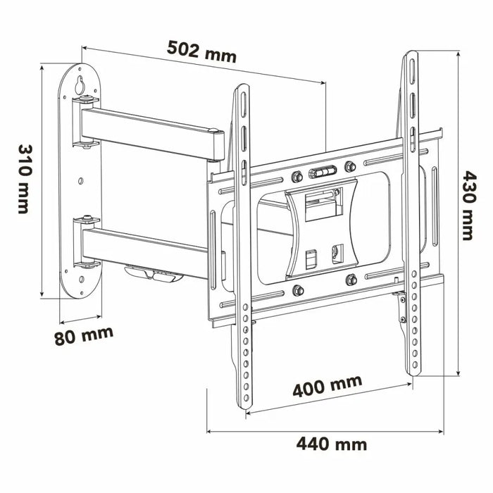 Wall Bracket Nox-Xtreme NXLITEWALLFLEX 55’’ - Електроника Периферни и резервни части<<<Компютри|