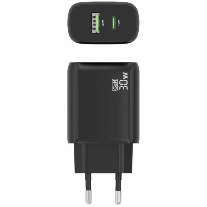 Wall Charger Aisens A110-0924 Black 30 W - Електроника Телефони и таблети<<<Компютри| Електроника<<<BigBuy&&&USB