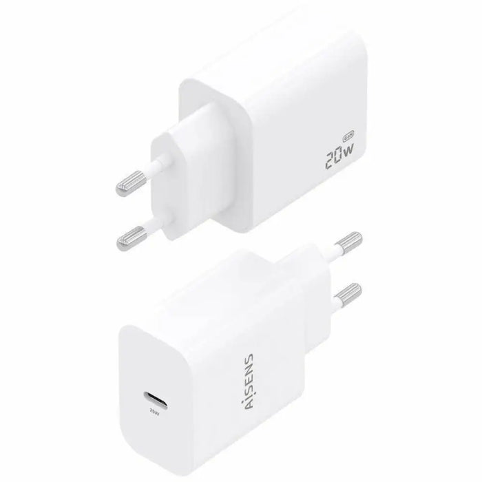 Wall Charger Aisens A110-0938 White 20 W - Електроника Телефони и таблети<<<Компютри| Електроника<<<BigBuy&&&USB