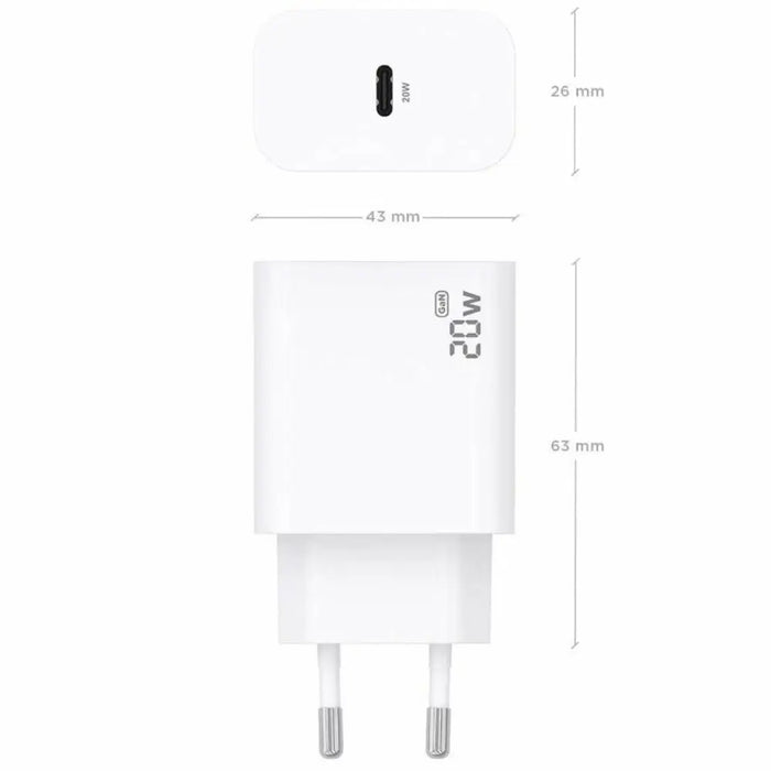 Wall Charger Aisens A110-0938 White 20 W - Електроника Телефони и таблети<<<Компютри| Електроника<<<BigBuy&&&USB