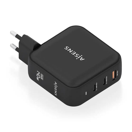 Wall Charger Aisens ASCH-140W3P031-BK 140 W Black (1 Unit) - Електроника Телефони и таблети<<<Компютри|