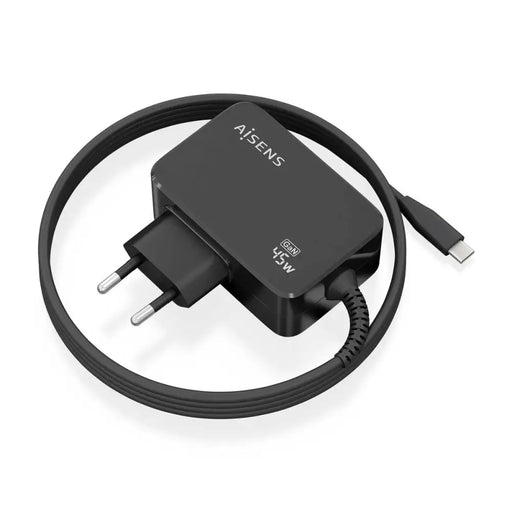 Wall Charger Aisens ASCH-1PD45WL032-BK Black 45 W (1 Unit) - Електроника Телефони и таблети<<<Компютри|