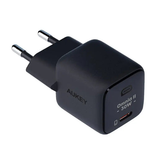Wall Charger Aukey PA-B1L,USB-C 30W (black) - mains chargers<<<Chargers<<<GSM Accessories<<<InnproXML