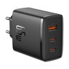 Wall charger Baseus OS-Cube Pro 2xUSB-C + USB 65W (black) - mains chargers<<<Chargers<<<GSM