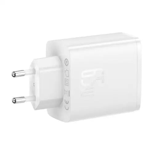Wall charger Baseus OS-Cube Pro 2xUSB-C + USB 65W (white) - mains chargers<<<Chargers<<<GSM