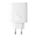 Wall charger Baseus OS-Cube Pro 2xUSB-C + USB 65W (white) - mains chargers<<<Chargers<<<GSM