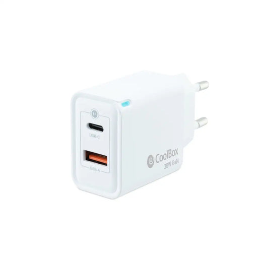 Wall Charger CoolBox COO-CUP-30CA White 20 W - Електроника Телефони и таблети<<<Компютри| Електроника<<<BigBuy&&&USB