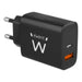 Wall Charger Ewent EW1319 Black 20 W - Електроника Телефони и таблети<<<Компютри| Електроника<<<BigBuy&&&USB зарядни и