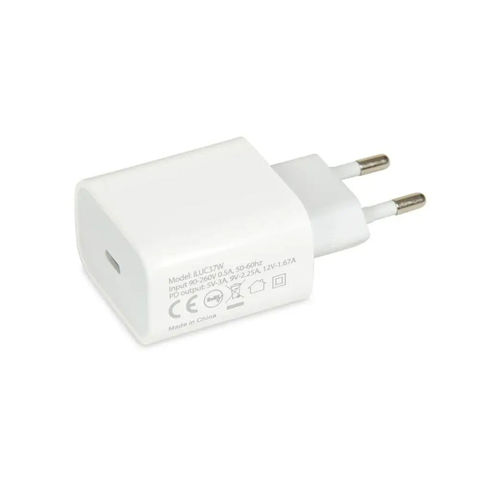 Wall Charger Ibox iBOX C-37 White 20 W (1 Unit) - USB зарядни и кабели<<<Електроника Телефони и таблети<<<Компютри|
