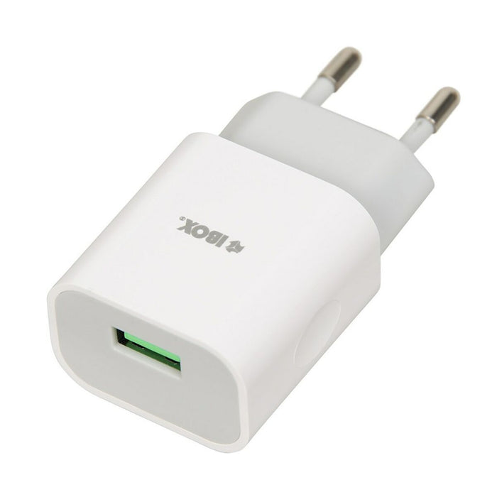 Wall Charger Ibox ILUC41W White 12 W - USB зарядни и кабели<<<Електроника Телефони и таблети<<<Компютри|
