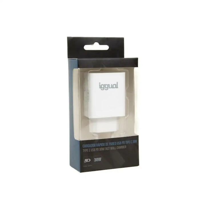 Wall Charger iggual IGG318317 30 W - Електроника Телефони и таблети<<<Компютри| Електроника<<<BigBuy&&&USB зарядни и