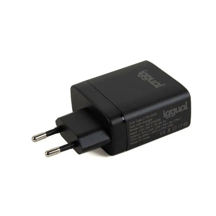 Wall Charger iggual IGG318430 - Електроника Телефони и таблети<<<Компютри| Електроника<<<BigBuy&&&USB зарядни и