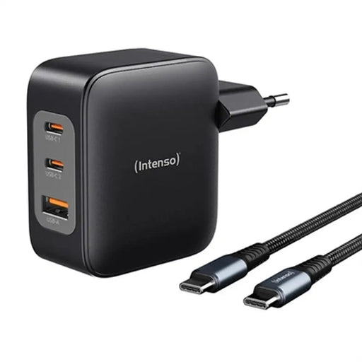 Wall Charger INTENSO GaN W100ACC Black 100 W - Електроника Телефони и таблети<<<Компютри| Електроника<<<BigBuy&&&USB