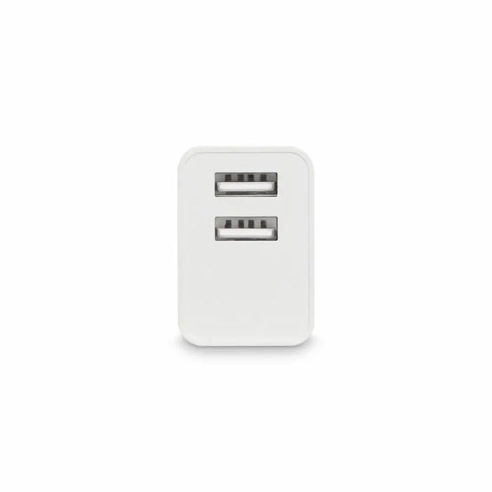 Wall Charger KSIX 2 USB 2.4A White - USB зарядни и кабели<<<Електроника Телефони и таблети<<<Компютри|