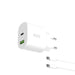 Wall Charger KSIX White 20 W - Електроника Телефони и таблети<<<Компютри| Електроника<<<BigBuy&&&USB зарядни и
