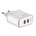 Wall charger LDNIO A2528M 2USB-C for Apple + USB-C - Lightning Cable - mains chargers<<<Chargers<<<GSM