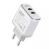 Wall charger LDNIO A2528M 2USB-C for Apple + USB-C - Lightning Cable - mains chargers<<<Chargers<<<GSM