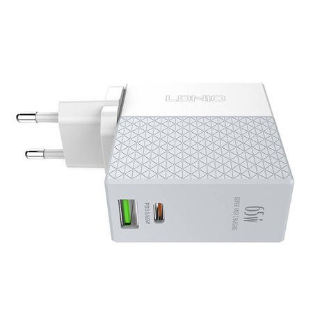 Wall charger LDNIO A2620C USB USB-C 65W + USB-C - USB-C cable - mains chargers<<<Chargers<<<GSM Accessories<<<InnproXML