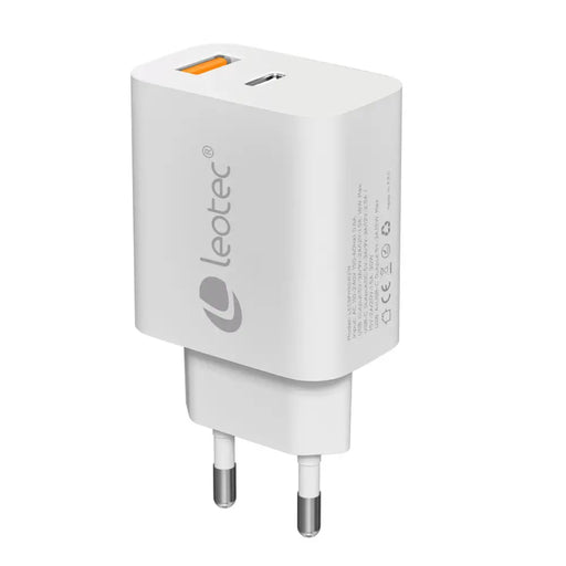 Wall Charger LEOTEC LECSPH30W2W 30 W White - Електроника Телефони и таблети<<<Компютри| Електроника<<<BigBuy&&&USB