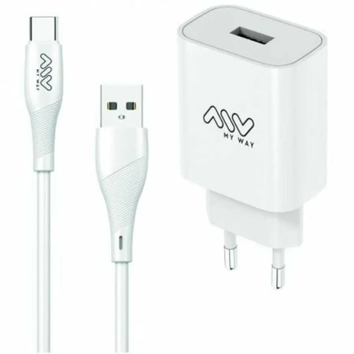 Wall Charger Myway MYWEPAK0002 15 W - Електроника Телефони и таблети<<<Компютри| Електроника<<<BigBuy&&&USB зарядни и