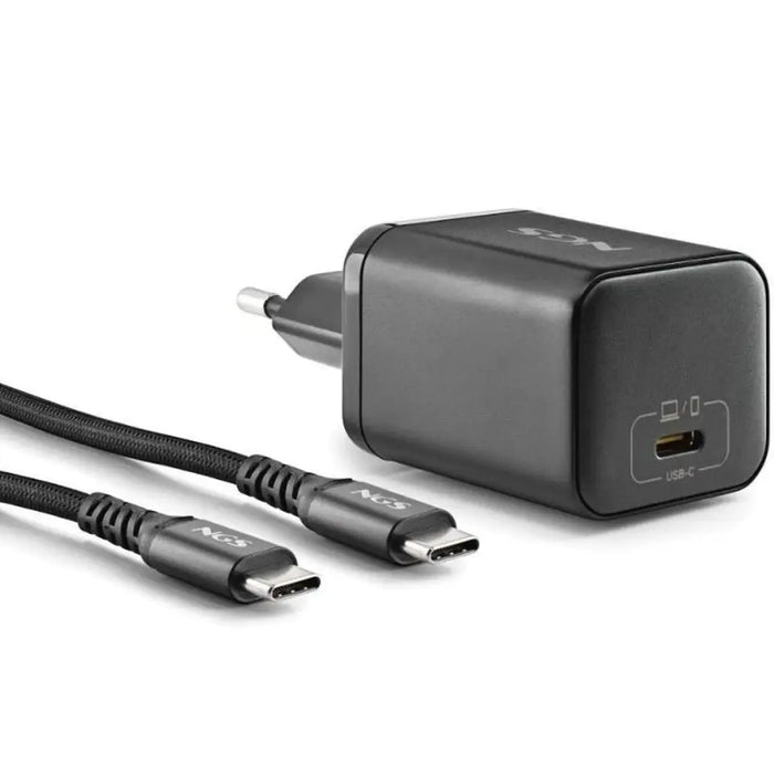 Wall Charger NGS NGS Bud 65 W Black - Електроника Телефони и таблети<<<Компютри| Електроника<<<BigBuy&&&USB зарядни и
