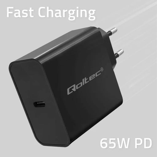 Wall Charger Qoltec 52379 Black 65 W (1 Unit) - USB зарядни и кабели<<<Електроника Телефони и таблети<<<Компютри|
