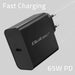 Wall Charger Qoltec 52379 Black 65 W (1 Unit) - USB зарядни и кабели<<<Електроника Телефони и таблети<<<Компютри|