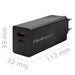 Wall Charger Qoltec 52382 Black 100 W (1 Unit) - USB зарядни и кабели<<<Електроника Телефони и таблети<<<Компютри|