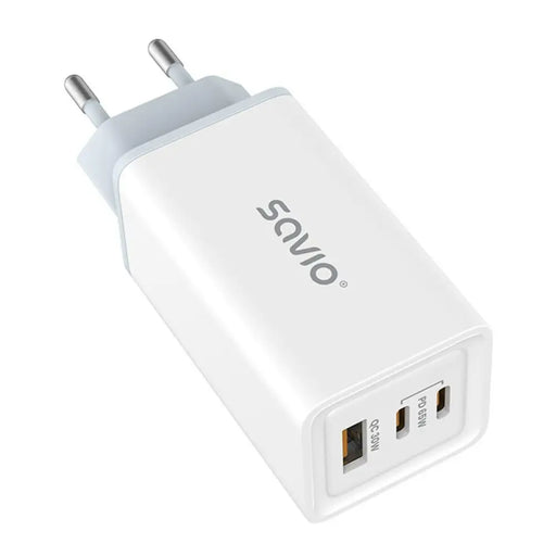 Wall Charger Savio LA-07 White 65 W - USB зарядни и кабели<<<Електроника Телефони и таблети<<<Компютри|
