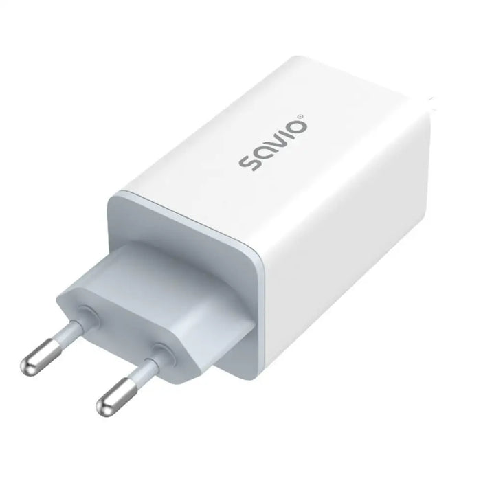 Wall Charger Savio LA-07 White 65 W - USB зарядни и кабели<<<Електроника Телефони и таблети<<<Компютри|