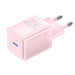 Wall charger Vention FEPP0-EU USB-C 20W GaN (pink) - mains chargers<<<Chargers<<<GSM