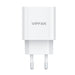Wall charger VFAN E04 USB-C 20W QC 3.0 + Lightning cable (white) - mains chargers<<<Chargers<<<GSM