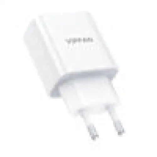 Wall charger VFAN E04 USB-C 20W QC 3.0 + Lightning cable (white) - mains chargers<<<Chargers<<<GSM