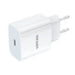 Wall charger VFAN E04 USB-C 20W QC 3.0 + Lightning cable (white) - mains chargers<<<Chargers<<<GSM