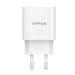 Wall charger VFAN E04 USB-C 20W QC 3.0 + Lightning cable (white) - mains chargers<<<Chargers<<<GSM