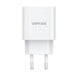 Wall charger VFAN E04 USB-C 20W QC 3.0 + Lightning cable (white) - mains chargers<<<Chargers<<<GSM