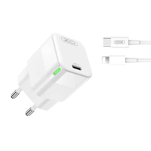 Wall charger XO CE06 30W USB-C with cable Lightning - mains chargers<<<Chargers<<<GSM Accessories<<<InnproXML